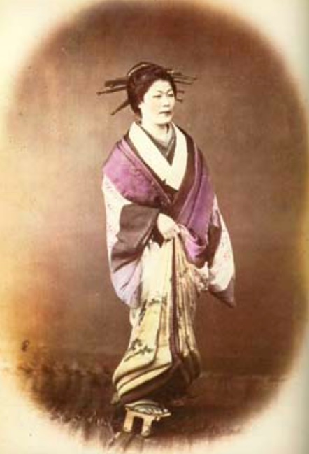 Felice beato yoro prostituált a yoshiwara negyedből 1860 as évek eleje